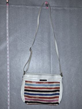Vintage Relic Multicolor Striped Crossbody Bag